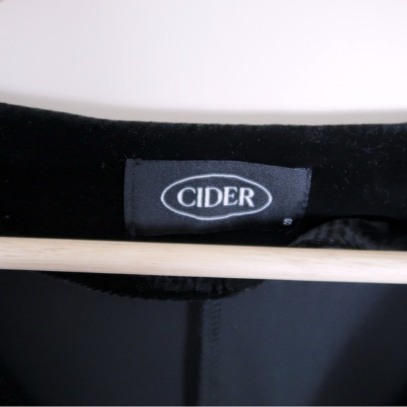 Velvet Button Up Dress with Heart Buttons - Picture 3 of 4